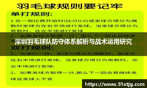 深圳羽毛球队防守体系解析与战术运用研究
